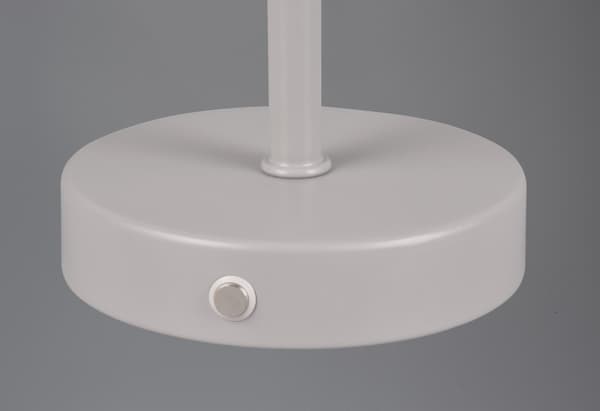 Genopladelig bordlampe grå touch indbygget LED Jeff RL