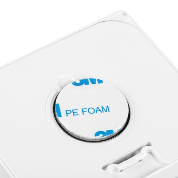 Rektangulär trappbelysning vit batteridriven med PIR-rörelsesensor IP54 LED 0.3W IRS Kanlux