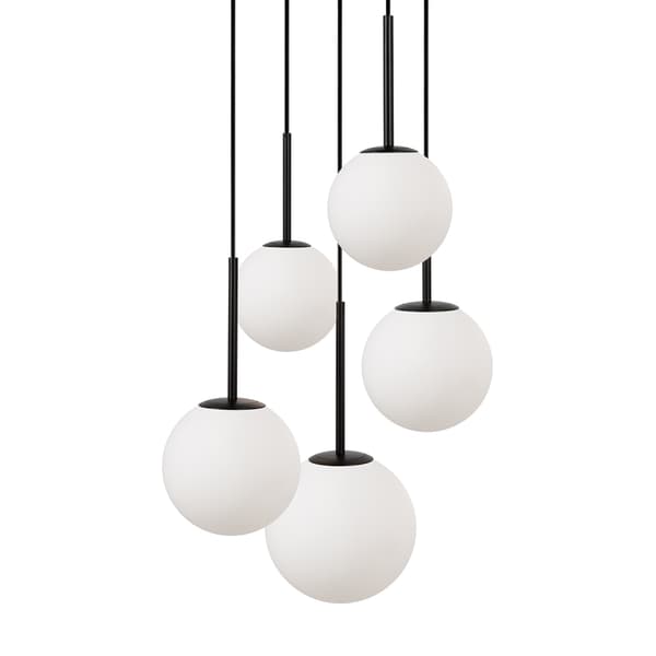 Hänglampa vita kulor Basic form Maytoni MOD321PL-05B