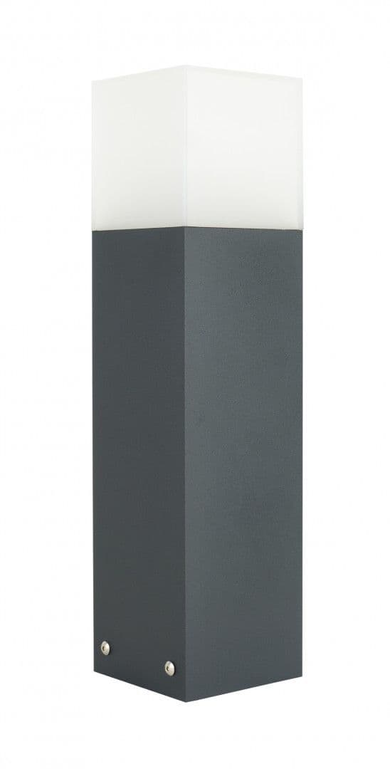 Pollare 40 cm 1xE27 mörkgrå IP44 SU-MA Cube CB-MAX 400 DG