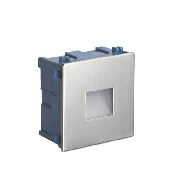 LED indbygningslampe til facade 1W sølv IP65 SU-MA MR05