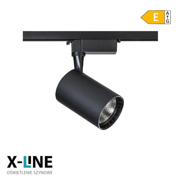 LED-skinnespot 5W sort X-Line DPM
