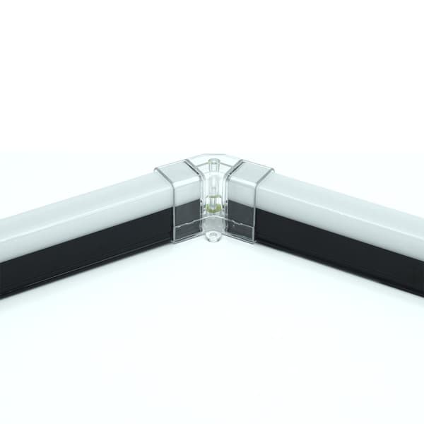 Konfigurerbart belysningssystem sort HEXAGON 5 LED 168W 229x158 cm koldt lys Idealed
