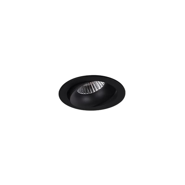 Infälld dimbar spotlight svart rund LED 8W ARYA Maxlight