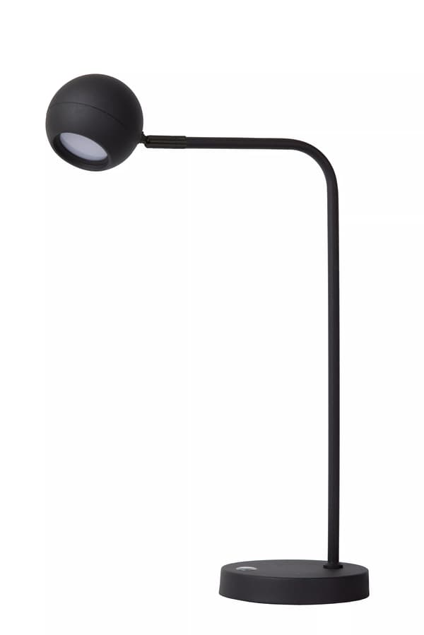 Bordlampe sort LED-spot 3W Comet Lucide