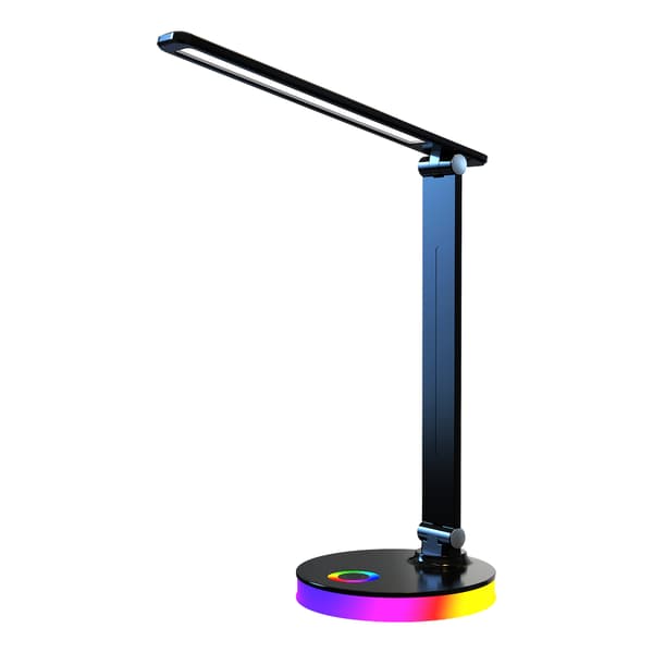 Bordlampe moderne sort touchpanel RGB variabel farve LED 5W BRUNO Milagro
