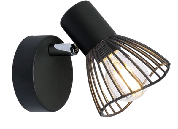 Candellux FLY 91-61881 væglampe sort