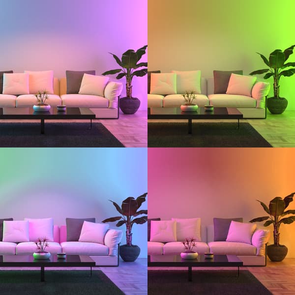 RGBW LED-lamppu 8W E27, vaihtuva valon väri Eko-light EKSM6659