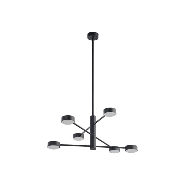 Nowodvorski ORBIT sort, stål 7946 LED pendel lysekrone