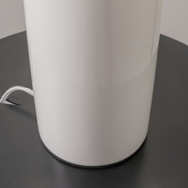 Hvid bordlampe med glaskuppel Memory 1xE14 40W Maytoni