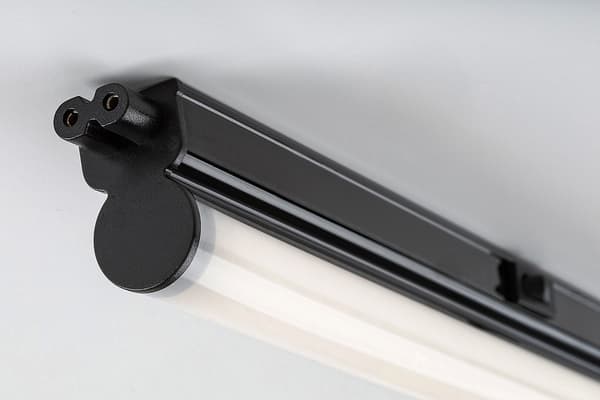 Sort 31 cm underskabslys til køkken med variabel farve LED 4W BAREG Rabalux