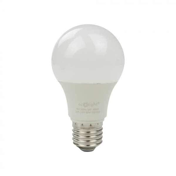 Ecolight välkkymätön LED-pallolamppu E27 9W 4000K 900lm