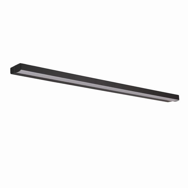 Moderne badeværelsesvæglampe 3000K sort lineær LED 10W TRIO Maxlight