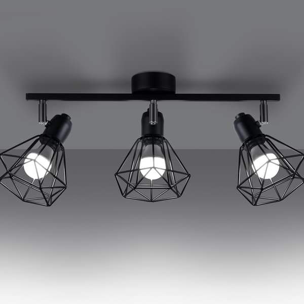 Pure Lume SELARA industriel sort loftlampe PU.1107