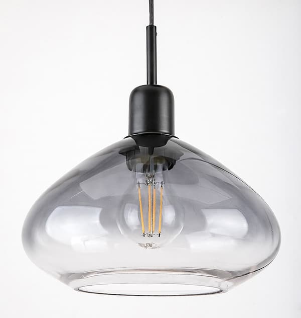 Dvora Rabalux E27 3x40W pendel, mat sort 72023