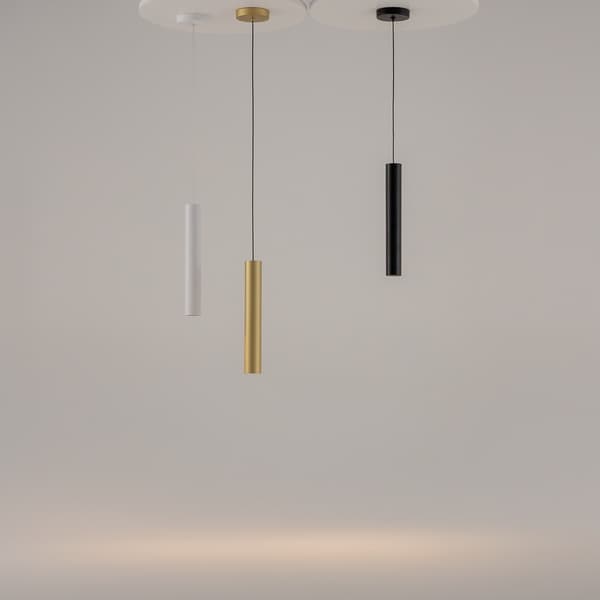 Maytoni PRO FOCUS moderne sort kort rør pendel 1xGU10 6W