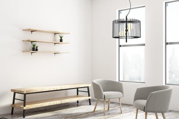 Italux Daren moderne sort lysekrone MDM-3937/3 BK