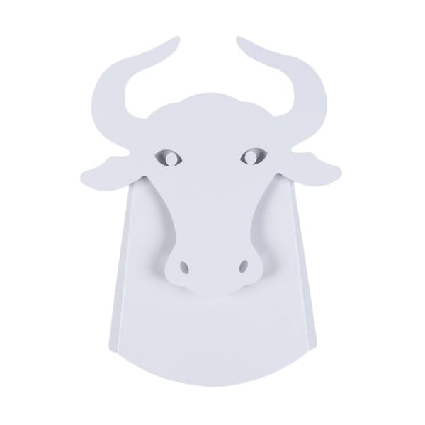 Abigali Bull LED-seinävalaisin, valkoinen