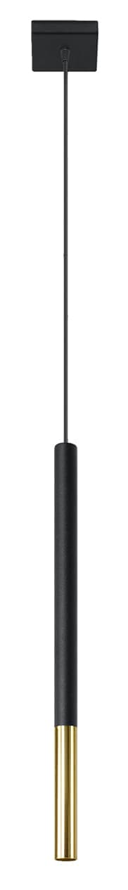 MOZAICA 1 pendel sort/guld Sollux Lighting SL.0891