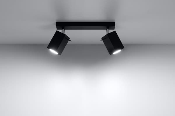 Loftlampe MERIDA 2 Sort Sollux Lighting SL.0100
