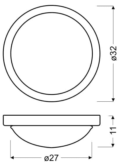 Candellux RODA 13-74037 loftlampe sølv