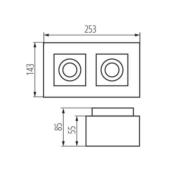 Kohdevalo Kanlux 26832 STOBI DLP 250-B