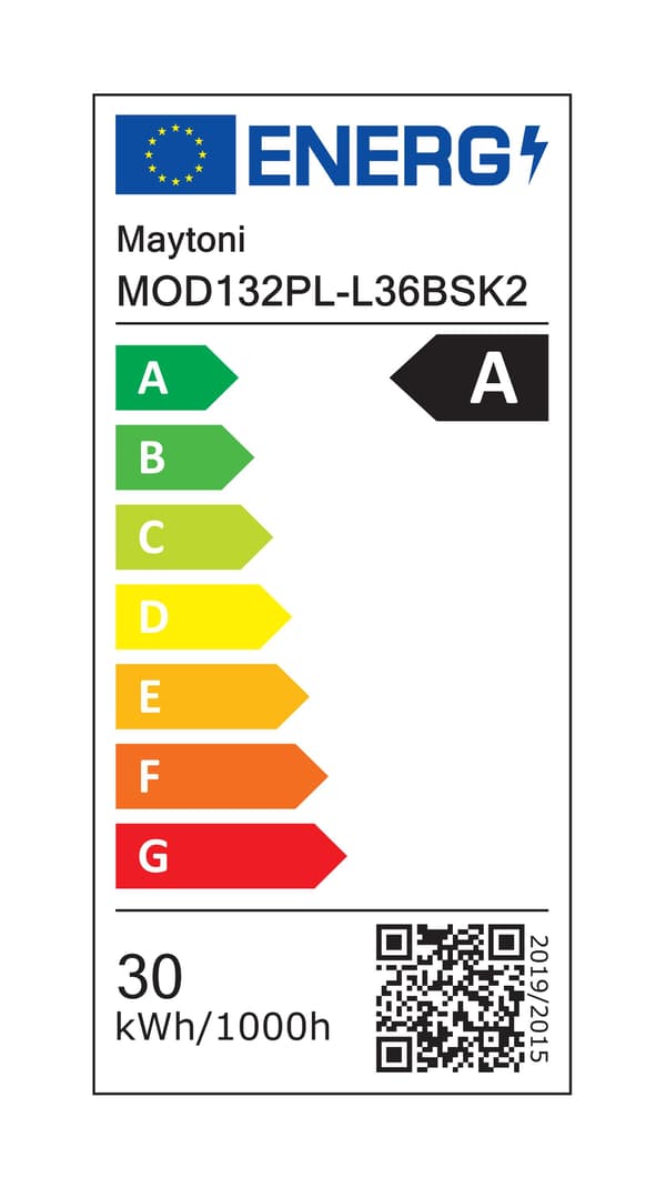Pendellampe gyldne rør Cascade Maytoni MOD132PL-L36BSK2