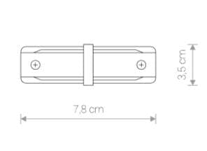 Nowodvorski sort STRAIGHT CONNECTOR 9453