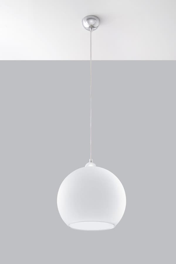 BALL Hvid pendel Sollux Lighting SL.0256