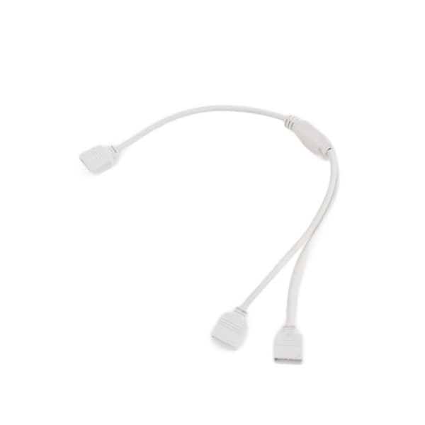 Liitin LED-nauhoille RGBW 12mm kaksoisjakaja Ecolight