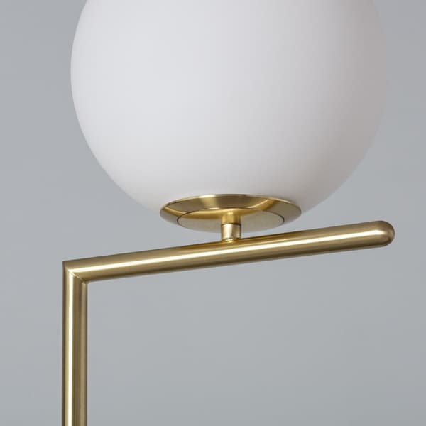 Gulvlampe glaskugle E27 Abruzzo Home