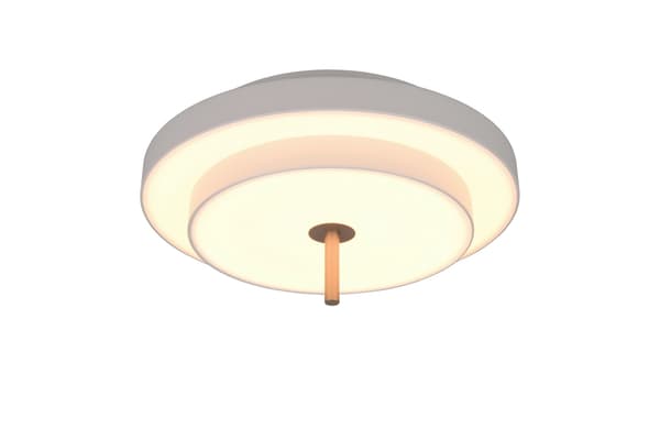 Moderne grå rund LED-loftslampe 34W KEATON Trio