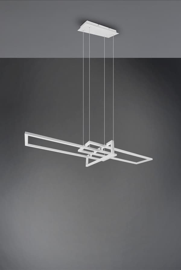 LED-pendellampa SALINAS vit Trio 320310331