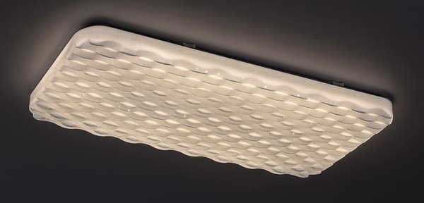 Stjerneeffekt loftslampe 63,5 cm LED 36W hvid rektangulær Eldrick 3087 Rabalux
