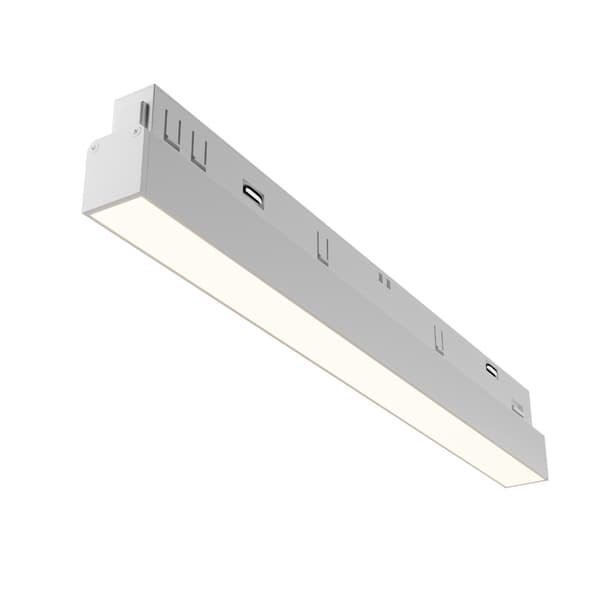 Vit linjär LED-spårlampa 12W BASIS Maytoni Technical