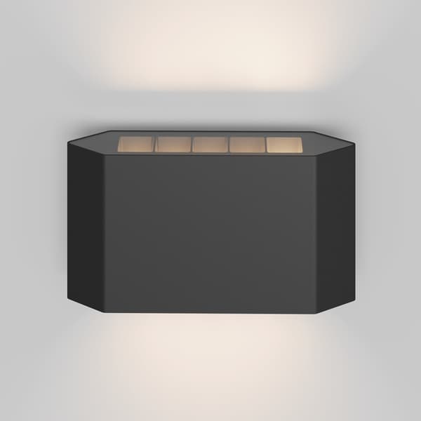 Ulkoseinävalaisin grafiitti sisäänrakennettu LED 8W Pull Maytoni