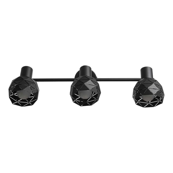 Spot Reus 3xE14 sort LP-8069/3WS BK Light Prestige