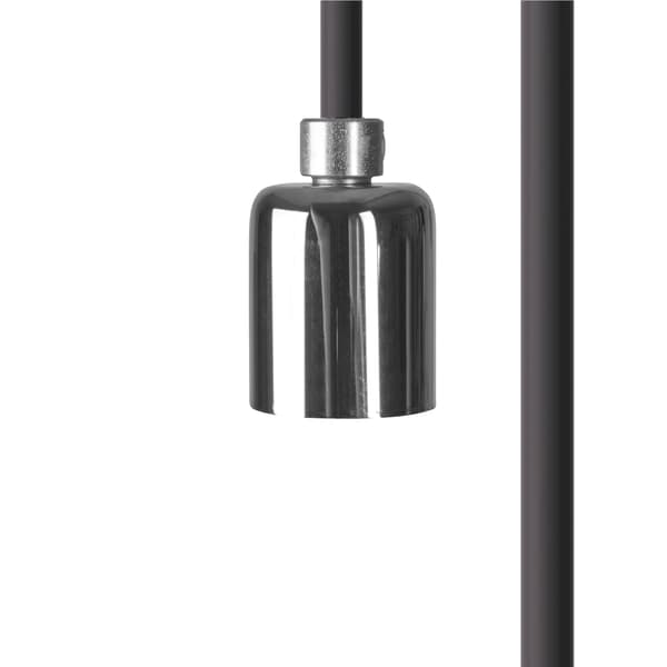 Pendelophæng til GU10 lampe sort krom 7m Nowodvorski CABLE