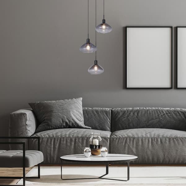 Dvora Rabalux E27 3x40W pendel, mat sort 72023