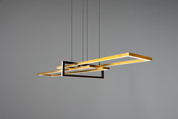 LED pendellampe SALINAS guld Trio 320310308