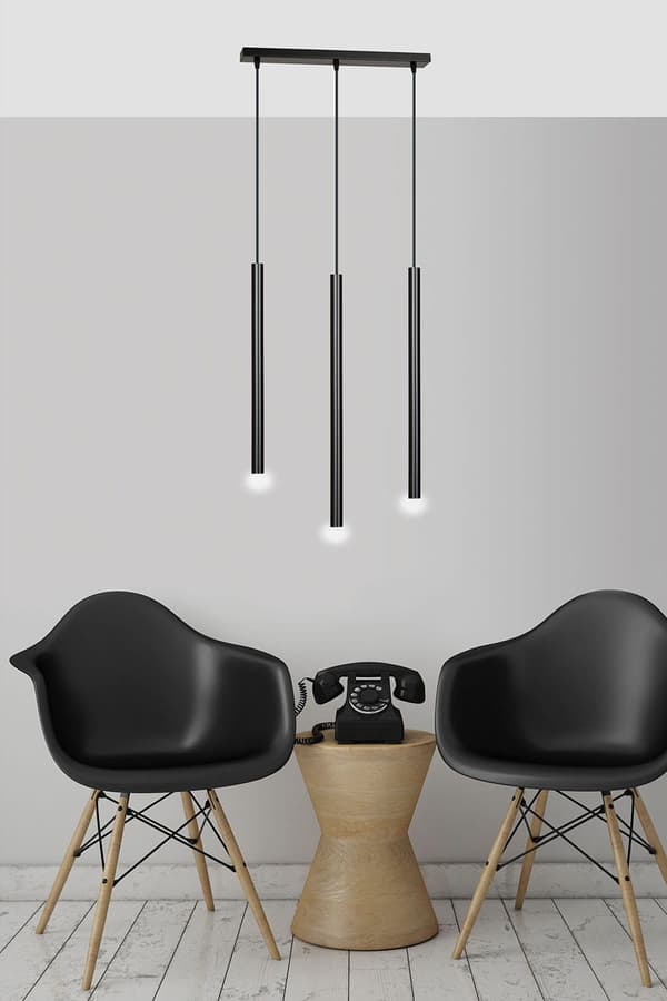 Lysekrone Emibig 3xG9 20W SELTER 3 BLACK 552/3