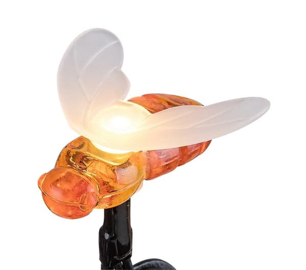 Dekorativ LED solcellelampe 0.06W Bobus sort 77002 Rabalux