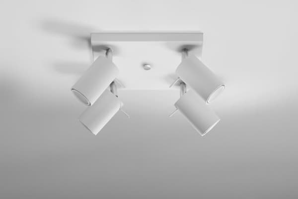 Taklampa RING 4 Vit Sollux Lighting SL.0090