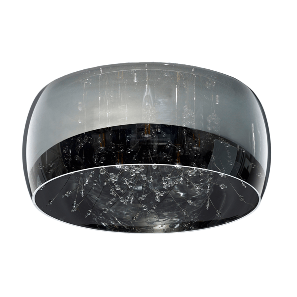 Modern kristallkrona CRYSTEL silver Trio 616700506