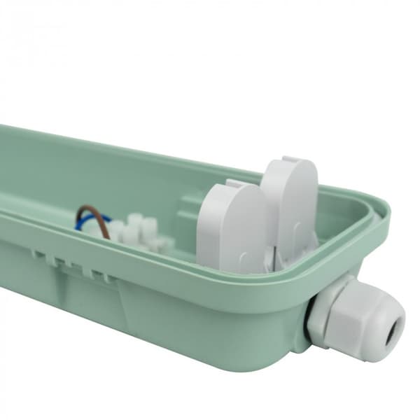 Hermetisk lampe til garage til LED-rør 2x120cm Ecolight EC79585