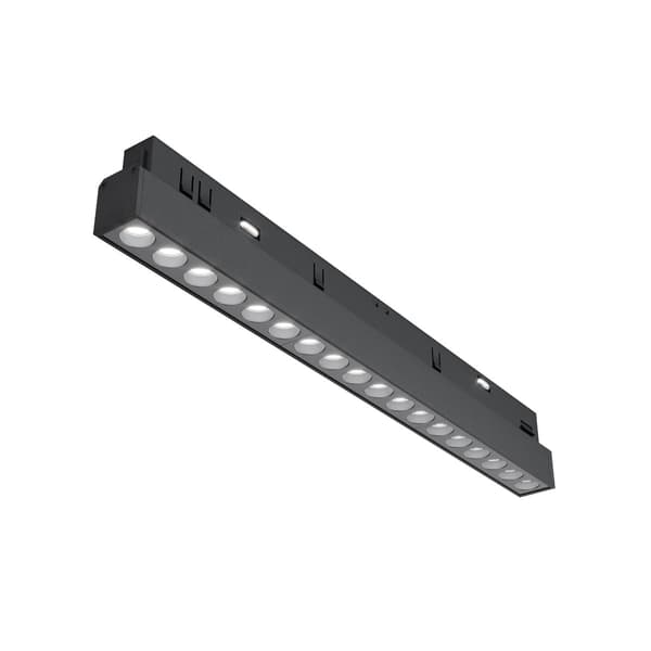 1-faset skinnespot sort lineær LED 18W POINTS Maytoni Technical