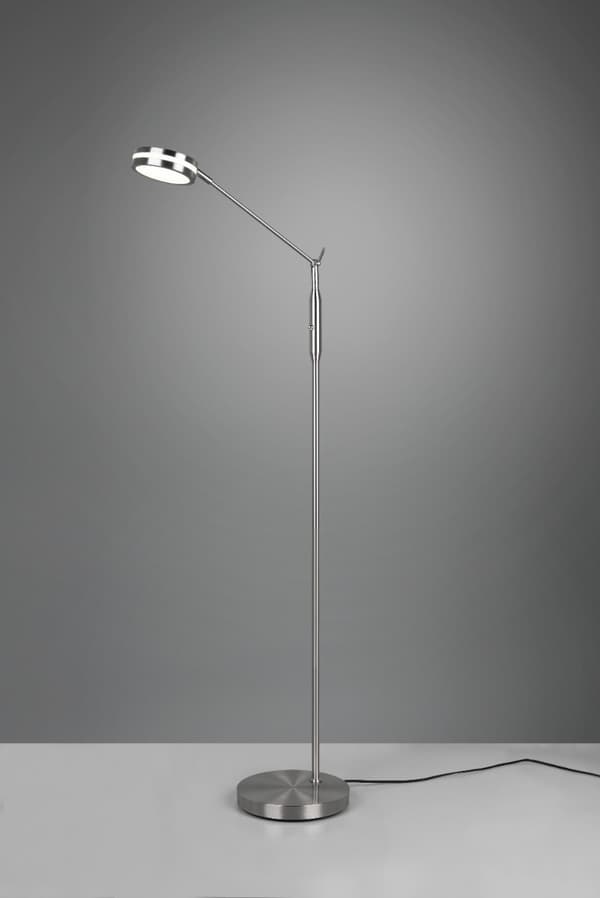 LED gulvlampe FRANKLIN sølv Trio 426510107