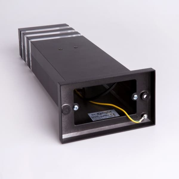 Havelampe 60 cm 1xGU10 IP44 aluminium sort Ecolight EC79421