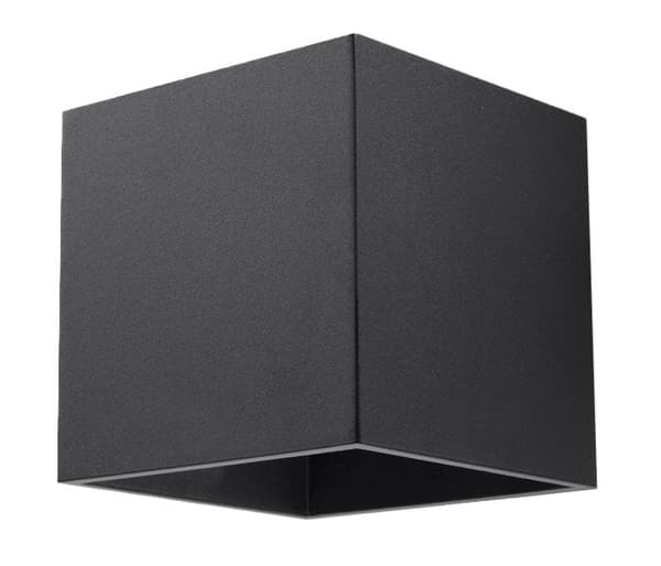 Væglampe QUAD 1 Sort Sollux Lighting SL.0057