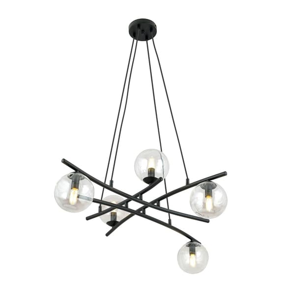 Pendel lysekrone ESSA 5 TRANSPARENT Emibig 1202/5